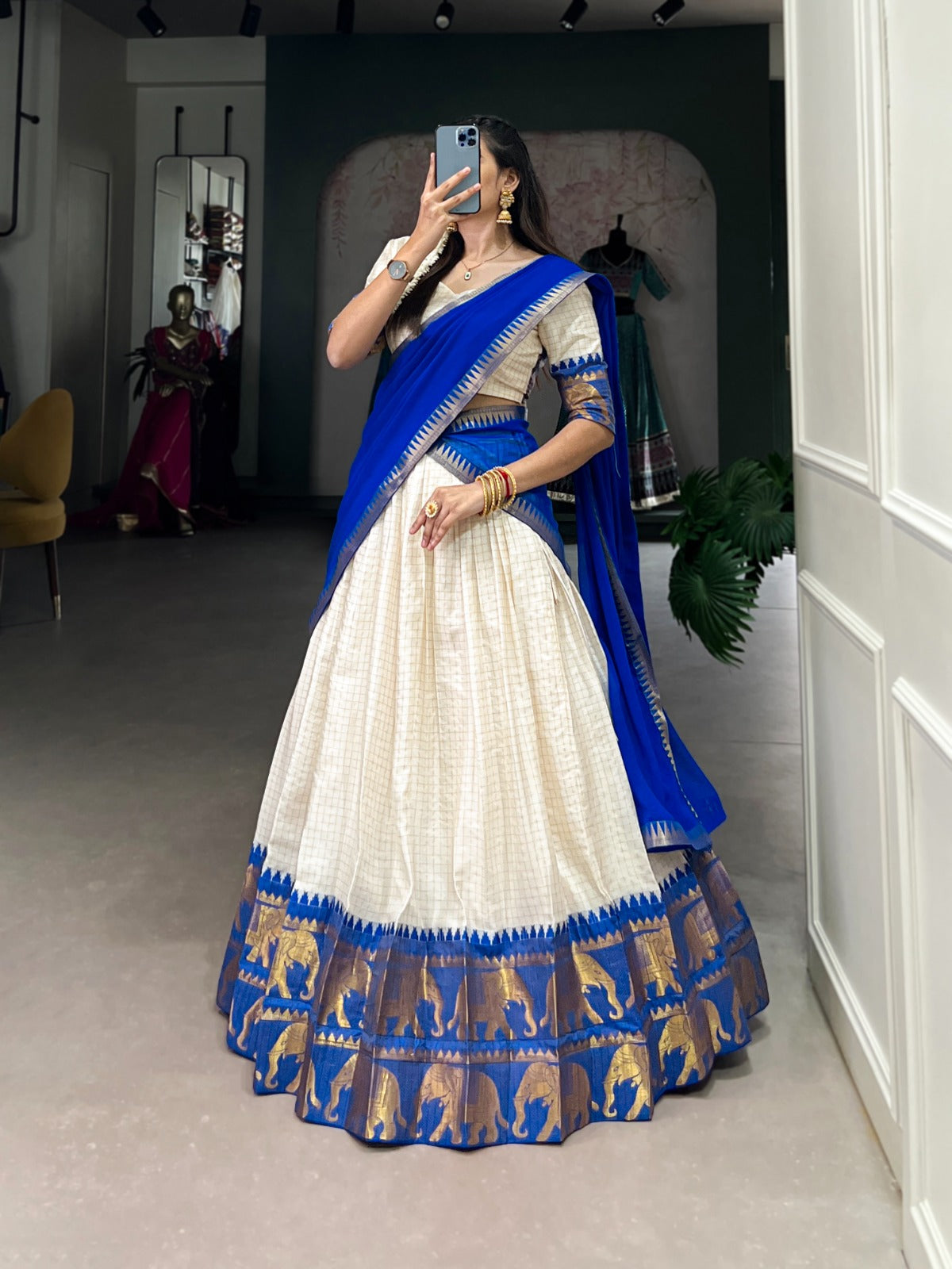 Traditional Half Sarees