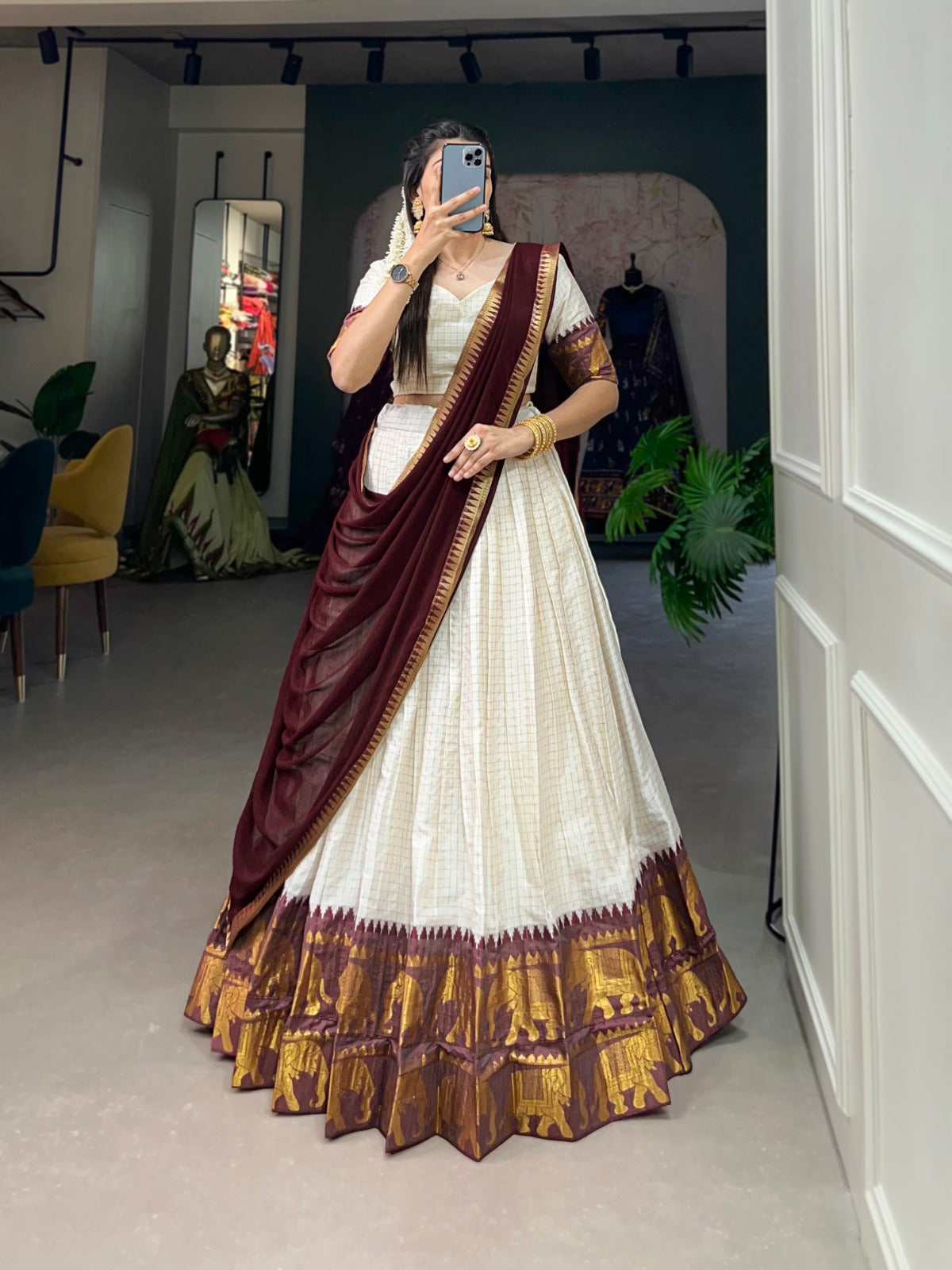 Traditional Half Sarees